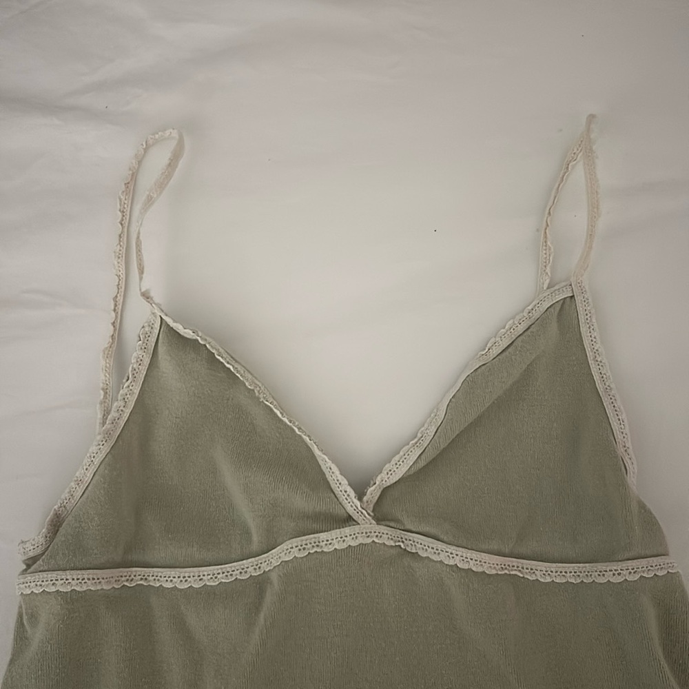 Brandy Melville sage green tank - Picture 4 of 5
